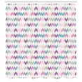 thumbnail image 3 of Ambesonne Geometric Shower Curtain, Eastern Chevron Boho, 69"Wx84"L, Violet Pink Teal, 3 of 3