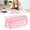 Pink, variant on Pencil Case Pencil Bags With Smooth Zipper Cute Pencil Case Multifunctional Pouch Large Capacity Pure Color Pen Bag Aesthetic Pencil Bag For Women Fashion Pencil Case Beige