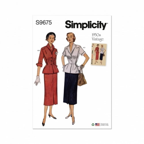 Simplicity Sewing Pattern 9675 Women H5 (6-8-10-12-14)