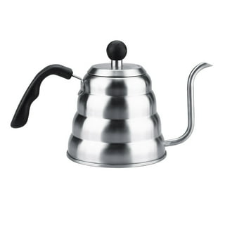 Pour Over Gooseneck Kettle by Alpha & Sigma [Includes Free eBook] - Perfect  Drip Coffee Kettle for Pour Over Coffee and Tea Lovers - Gooseneck Spout  For Perfect Flow Control, 1.2L 
