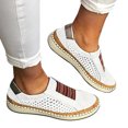 thumbnail image 5 of Juebong European And American Fashion Big Size Hot Style Casual Womens Single Shoes,White Size 8, 5 of 5