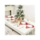 thumbnail image 3 of Mantel de muñeca Decoración de mantel individual Adorno de mesa navideña Decoraciones navideñas-C, 3 of 5