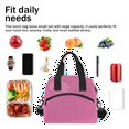 thumbnail image 6 of Herdesigns Pink Lunch Bag for Adults Men Women Insulated Reusable Lunch Box Leakproof Cooler Tote Bag with Adjustable Shoulder Strap, 6 of 6