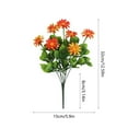 thumbnail image 2 of Barhoo Artificial Flowers for Outdoors Outdoor Artificial Plants Simulation Daisies Plastic Flowers Bouquet - Outdoor Festival and Halloween Hanging Decor for Home and Garden Displays, 2 of 7