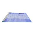 thumbnail image 2 of Ahgly Company Machine Washable Indoor Rectangle Abstract Blue Contemporary Area Rugs, 8' x 12', 2 of 4