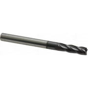 3/16", 5/8" LOC, 3/16" Shank Diam, 2" OAL, 4 Flute, Solid Carbide Square End Mill