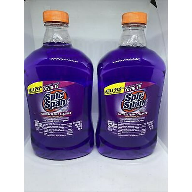 Spic and Span Fresh Lavender Scent Antibacterial Cleaner Refills , 20 oz.  each (2 Pack) 