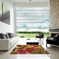 thumbnail image 7 of Ahgly Company Machine Washable Indoor Rectangle Transitional Saffron Red Area Rugs, 2' x 3', 7 of 7