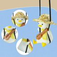 thumbnail image 4 of GHSDFBB Cool Swinging Duck Car Hanging Ornament, Pendant Interior Rearview Mirror Decoration and Car Rear View Mirrior Hanging Accessories, Guitar, 4 of 7