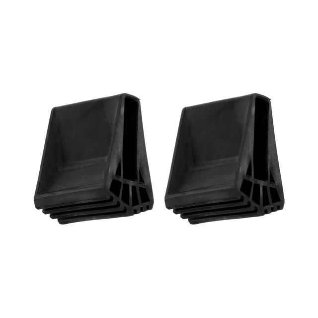 2 protectores para pies de escalera, almohadilla para pies de escalera de extensión, pies de escalera telescópicos multiusos versátiles para pisos de Negro Sunnimix Cubierta de pies de escalera