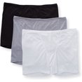 thumbnail image 2 of Women's Hanes 47HUBB Ultimate ComfortSoft Lounge Boxer - 3 Pack (White/GreyHthr/Black XL), 2 of 2