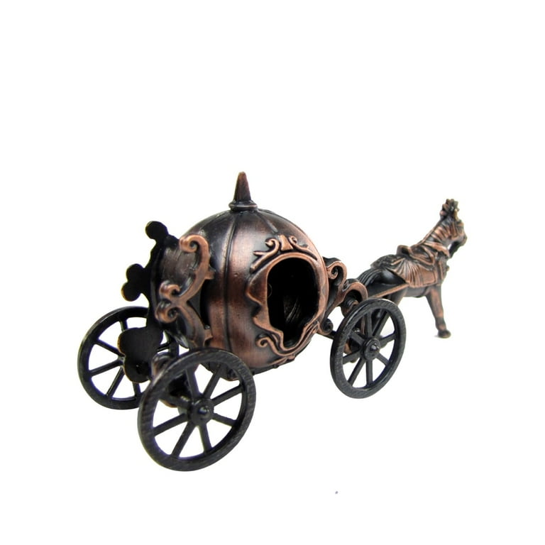 Miniature Metal Cinderella Horse and Carriage Toy Pencil Sharpener Miniature Metal Cinderella Horse and Carriage Toy Pencil Sharpener