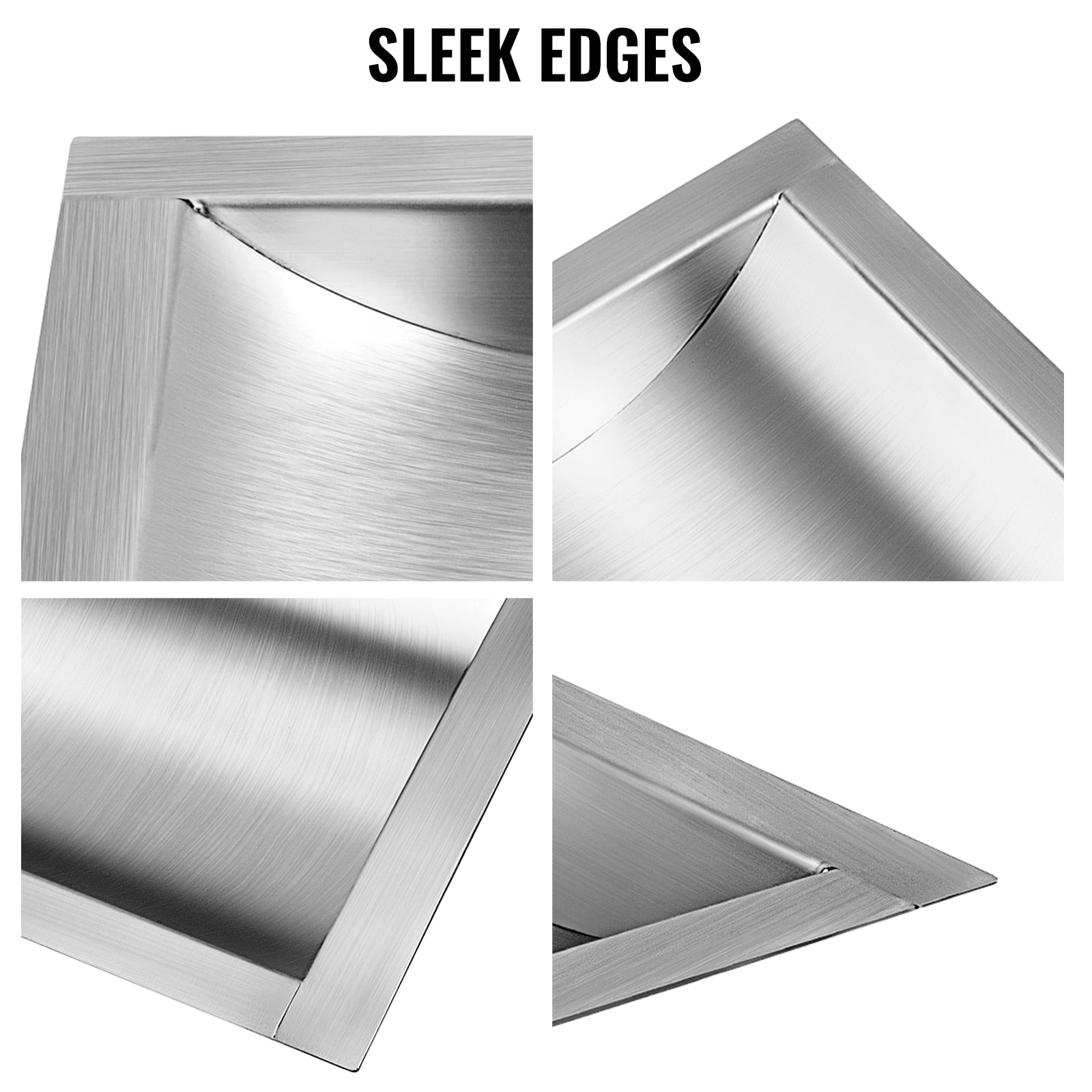 BENTISM 304 Stainless Steel Drop-In Deal Tray 12" (w) x 10" (d) for Gas Stations Banks