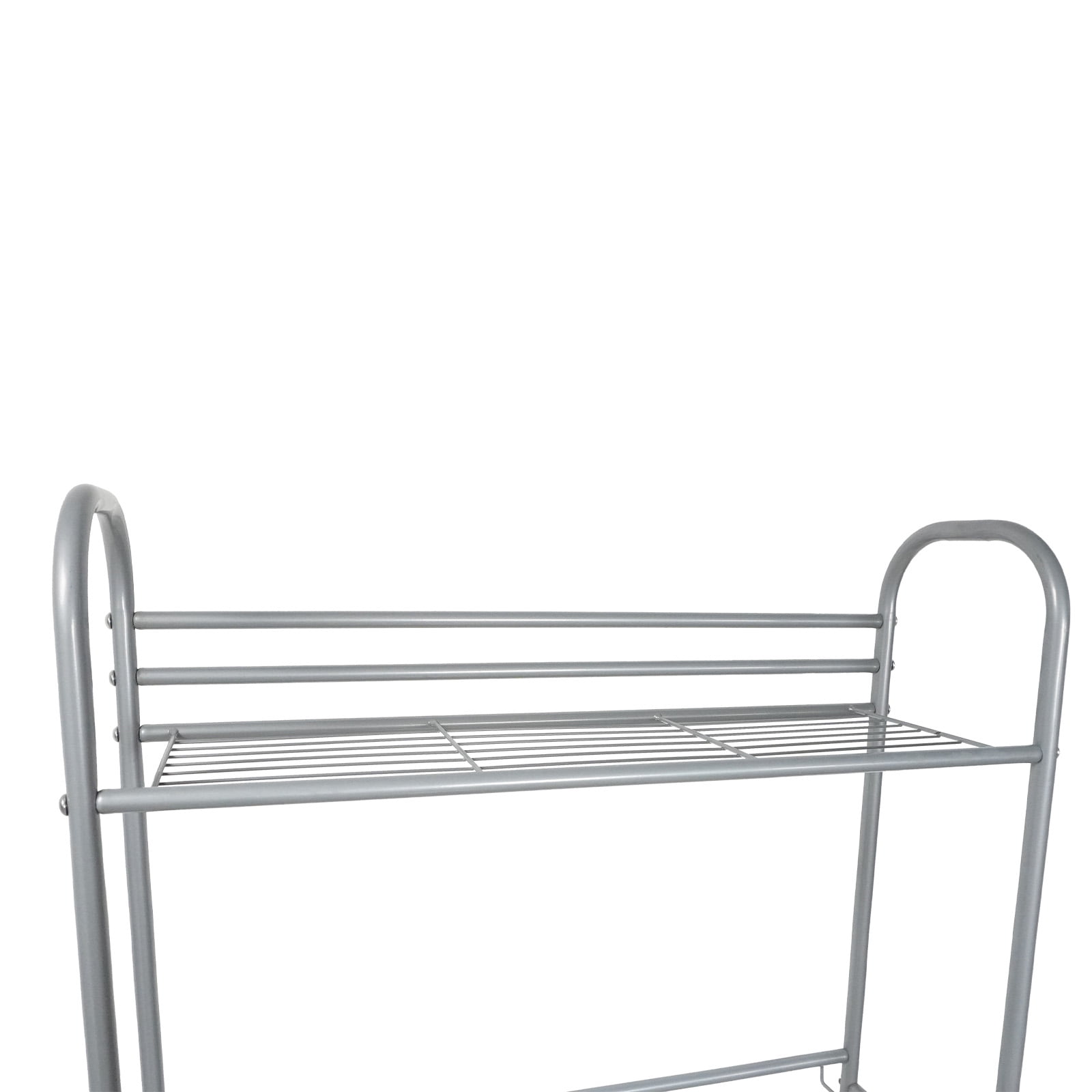 SUSUZI Over The Toilet Rack 2 Tier Bathroom Shelf Over Toilet Storage Organizer Freestanding Above Toilet Storage Rack Metal Bathroom Stand and Space Saver Shelf