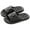 Black, variant on 2024 Cloud Slippers for Women and Men Memory Foam Shower Shoes Indoor Slides Bathroom Sandals Ultimate Comfort Lightweight Breathable Non-Slip House Slippers Black