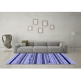 thumbnail image 3 of Ahgly Company Machine Washable Indoor Rectangle Abstract Blue Modern Area Rugs, 2' x 3', 3 of 4