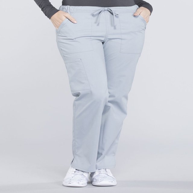 CHOK Workwear Professionals Women‘s Scrubs Pant Mid Rise Straight Leg Drawstring WW160