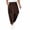 Brown, variant on QIYAGBSA Men's Tie Waist Harem Pants Relaxed Drop Crotch Tapered Leg Casual Trousers with Side Pockets Streetwear Style (Army Green, 2XL)