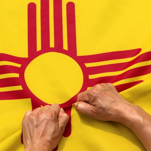Anley Rip-Proof Double Sided 3-Ply New Mexico State Flag 3x5 Ft - New Mexico NM Flags