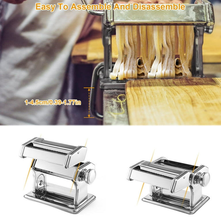Kitcheniva Stainless Steel Fresh Pasta Maker Roller Machine, 1 Pcs -  Smith's Food and Drug