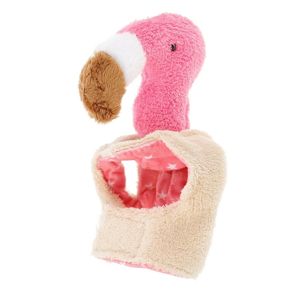 Funny Flamingo Hat for Pets - Fancy Costume Headgear Accessories for Cats, Dogs, and Puppies