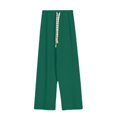 thumbnail image 6 of Womens Cargo Pants Fashion Women Casual High Waist Loose Straight Solid Pants Suit Wide Leg Pants Green Free Size, 6 of 6