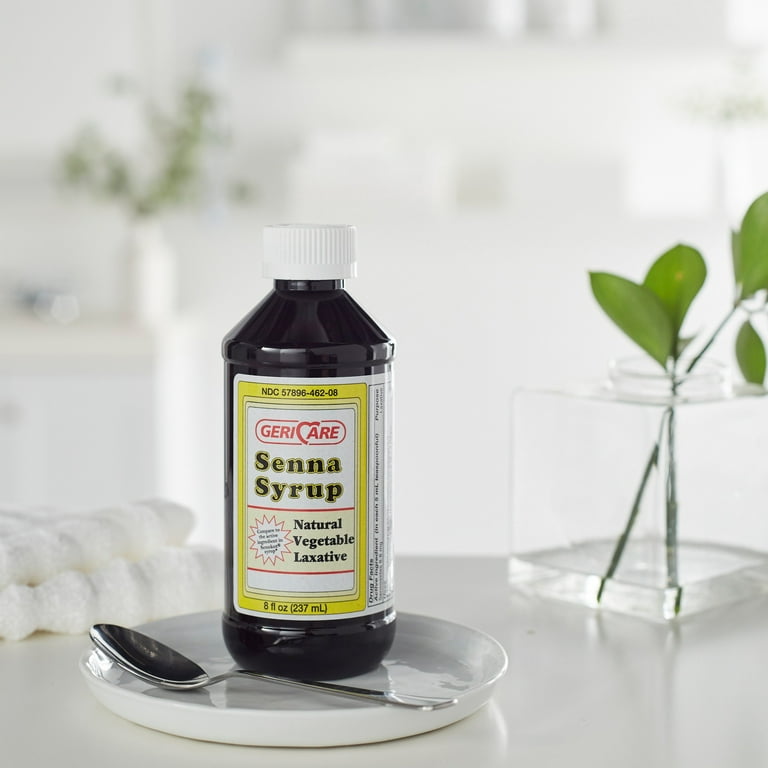 Gericare Natural Vegetable Laxative Syrup, Senna, 8 Fl. Oz