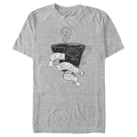 Men's Star Trek: The Next Generation Captain Picard Cup Of Tea Earl Grey HOT Graphic Tee Athletic Heather 3X Large