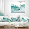 thumbnail image 4 of Designart 16" x 16" Blue Polyester Throw Pillow, 4 of 5