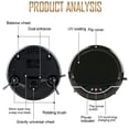 thumbnail image 3 of Robot Vacuum, Wi-Fi  Robotic Cleaner, Strong Suction for Living Room Home Use, 3 of 8