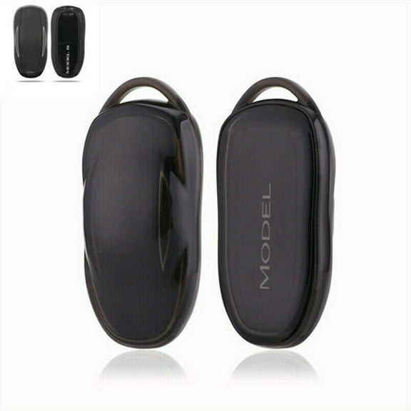 Tesla Model S, 3, Y, Soft TPU Key Fob Case Cover, Black
