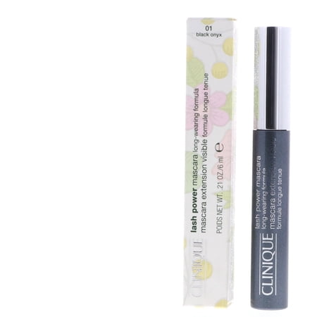 Clinique Lash Power Mascara Long-Wearing Formula, 01 Black Onyx, 0.21 oz