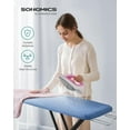 thumbnail image 2 of Ironing Board Foldable Iron Board Height Adjustable up to es with Laye Cover and Pad Iron Rest Hook Steel X-Legs for Home Laundry Room Dorm Midnight ULLBQ, 2 of 7