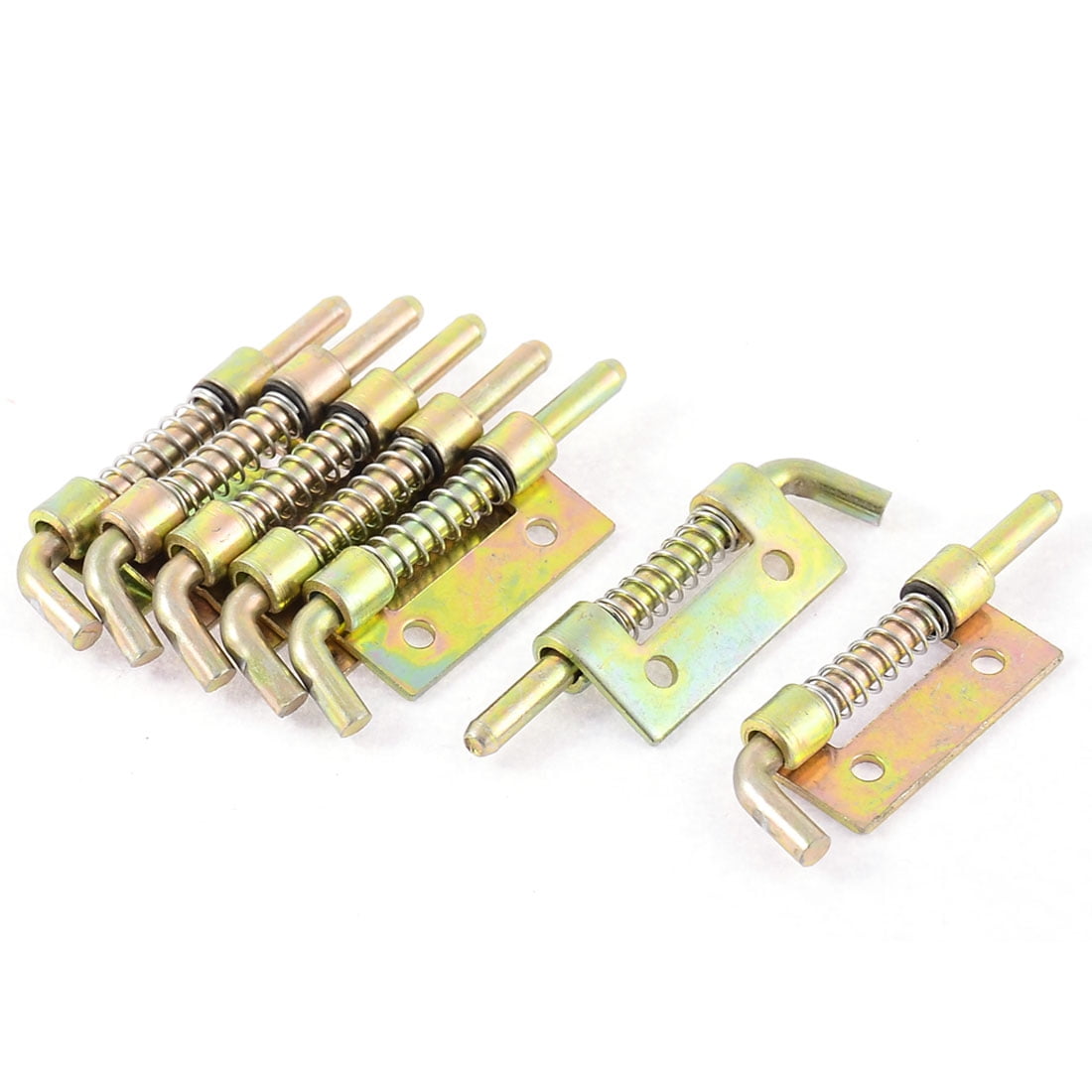 7pcs Bronze Tone Lock Spring Loaded Righthanded Bolt Latch f Gate Door