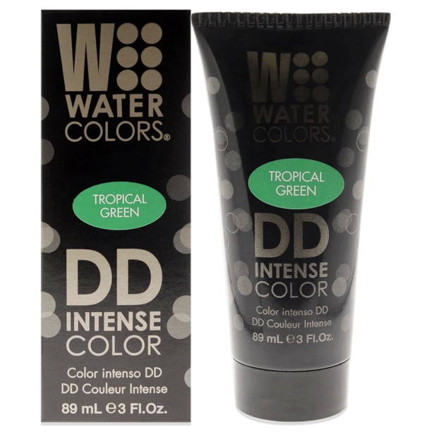 Acuarelas DD Intense Color - Tropical Green de Tressa para unisex - Tinte para cabello de 3 oz Tressa Color de pelo 3 oz