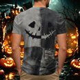 thumbnail image 5 of TOWED22 Men's Halloween Shirts Short Sleeve Halloween Tees Crewneck Print Halloween Tshirts Casual Holiday Halloween Tops(H160-Dark Gray,XXL), 5 of 9