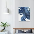 thumbnail image 4 of Nawypu  Blue Abstract Wall Art Set - Blue Spiral Wave Stroke Abstract Canvas Artwork for Living Room, Bedroom, Office Decor,, 4 of 5