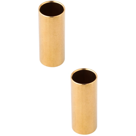 2 Pc Guitars Guitar Finger Slide Brass Guitar Slide Guitar Ring Brass Finger Cot Bass