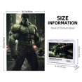 1000 Piece Jigsaw Puzzle Green Hulk Wooden Jigsaw Puzzle For Adults