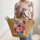 thumbnail image 4 of Bolsa de playa de verano de hombro informal para mujer portátil Simple para viajes (estilo 2) Ehuebsd Para Estrenar, 4 of 8
