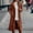 Coffee, variant on jsaierl Women's 2024 Winter Coats Fuzzy Fleece Long Hooded Jackets Button Down Faux Fur Warm Outwear with Pockets