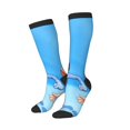 thumbnail image 2 of Saiise Bluey Funny Socks Men Women Boys Kids Adults Novelty Graphic Crew Tube Socks Crazy Design Casual Dress Socks for Sports,Running,Travel, 2 of 7