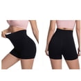 thumbnail image 3 of Tsesme Women's Yoga Shorts Elastic High Waisted Seamless Sport Shorts Leggings Slim Fits Butt Lifting Workout Yoga Shorts,Black,XL, 3 of 4