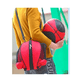 thumbnail image 5 of Bolsa De Fútbol Impermeable Para Pelota De Fútbol Básquetbol MAlubero Rojo, Gris, 5 of 5