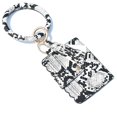 thumbnail image 1 of Large Bracelet Keychain Card Holder Tassel Bangle Key Ring Wristban With Wallet, 1 of 9