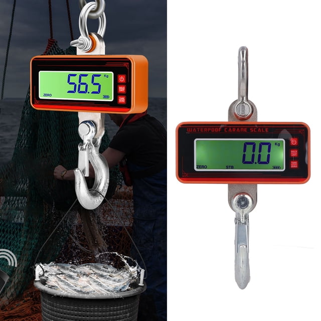 Báscula De Grúa Con Pantalla LCD, Báscula Colgante LCD, Resistente Al Agua, Carcasa De Aluminio, 1500 Kg, 3000 Lb Para Almacenes Portuarios Para La Industria De Cereales