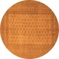 thumbnail image 1 of Ahgly Company Indoor Round Southwestern Orange Country Area Rugs, 6' Round, 1 of 1