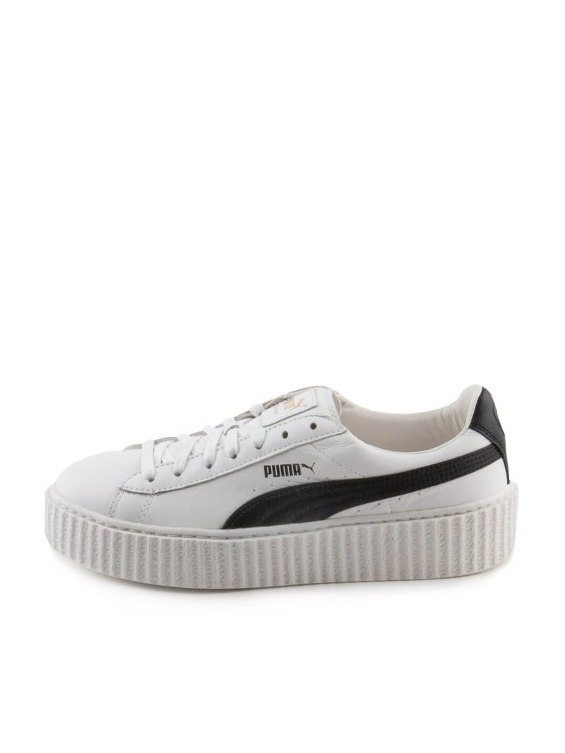gewoon Negen Succes Puma Women's Creeper White / Black Ankle-High Leather Fashion Sneaker - 9M  - Walmart.com