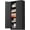 Black, variant on SOLAURA 71" Metal Garage Storage Cabinet with Locking Doors and Adjustable Shelves for Home, Office(Black)