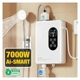 thumbnail image 2 of 5500/7000W Instant Water Heater Smart Electric Shower Tankless Instant Water Heater Thermostat For Bathroom Kitchen ,Security Protection Design, 2 of 6